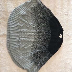 Woman’s poncho sweater